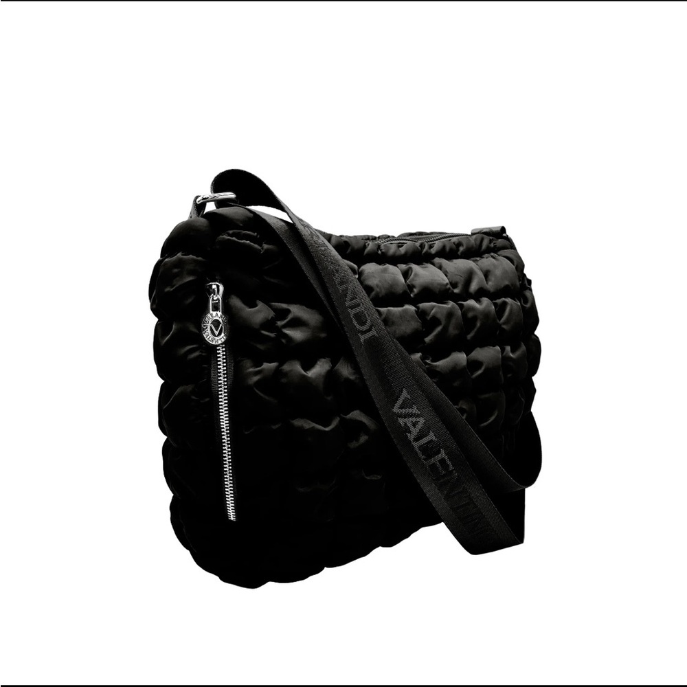 Valentino Orlandi Medium Black Quilted Shoulder Bag - Picture 2 of 10